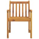 vidaXL Hagestoler 8 stk 56x55,5x90 cm heltre akasie