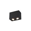 Plafond Biscuit   Matt svart