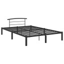 Sengeramme svart metall 160x200 cm