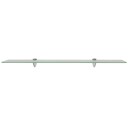 vidaXL Flytende hyller 2 stk glass 80x10 cm 8 mm