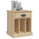 vidaXL Nattbord sonoma eik 43x36x50 cm