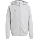 adidas Tiro 25 Full Zip Hettegenser Barn Grå 164