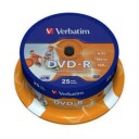Verbatim DVD R 4,7GB 25PK Spindel print