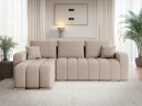 Zulueta 3 seters sovesofa med divan   Lambi 06 beige