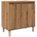 vidaXL Servantskap artisan eik 58x33x60 cm konstruert tre