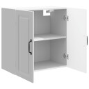 vidaXL Vegghengt skap Høgglans hvit 59 x 31 x 60 cm Konstruert tre