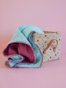 Rice Cotton Blanket Aubergine