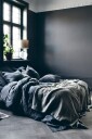 Lovely Linen   Dynetrekk Misty i vasket lin   Grå