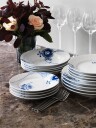 Royal Copenhagen Blue Fluted Mega dyp tallerken Diameter 21 cm