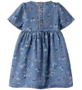Name It Nmfanna Ss Loose Dnm Dress 2633 Im   Blue   104