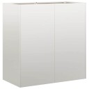 vidaXL Plantekasse 80x40x80 cm rustfritt stål