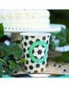 8 stk Fotball Pappkopper 250 ml