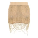 The Attico Dame Skjørt Beige M,