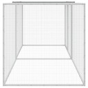 Vidaxl Kyllingbur Med Tak Lysegrå 203X98X90 cm Galvanisert Stål