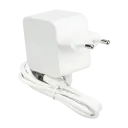 Raspberry Pi 5 USB C strømforsyning white