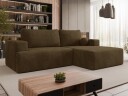 Deylor Sovesofa med sjeselong 3 seter   Brun