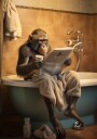 Monkey"s Morning News Plakat / 30x40