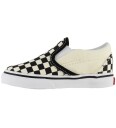 Vans Sneakers Toddler Checkerboard Slip on Shoes Svart