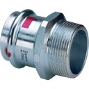 Viega Prestabo 15 x 3/8" Galvanisert Stål Nippelmuffe for Rørdeler