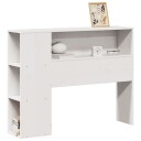 Hodegavl med oppbevaring hvit 75 cm heltre furu