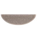 vidaXL Selvklebende trappematter 15 stk 56x20 cm mørk beige