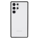 Samsung Galaxy S22 Ultra 5G Magnetisk Deksel med Herdet Glass Sølv