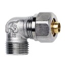 Imi Hydronics Vinkel Albue 12mm x 1/2" til PEX Rør i Hydraulikk
