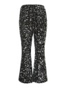 Vero Moda Girl BellaFlared Pant Black Silver Sequins (128 / 8 år)
