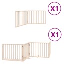 Vidaxl Hundeport Sammenleggbar 6 Paneler 480 cm Poppeltre