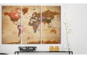 Bilde Maps Brown Elegance 120x80 Artgeist sp. z o. o.