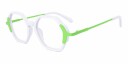Eo Selection Briller Brooklyn fra eo Selection Hvit acetate,metall cateye Large
