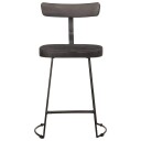  Barkrakker 2 stk svart 49x43x79 cm heltre mango