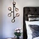 Halo Design Atom Vertical Taklampe Smoke/ Sort