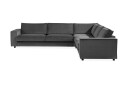 Cloudia Hjørnesofa Large FløyeLysegrå