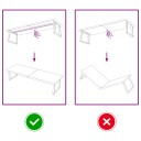vidaXL Vegghylle lysebrun 180x50x6 cm behandlet heltre eik