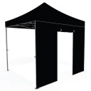 Pop up Håndverkertelt Proff 3x6m   Sort farge