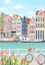 Amsterdam City Plakat Plakat / 21x30cm