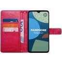 Caseonline Mobil Lommebok 3-Kort Fairphone 4 - Rosa