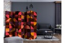 Romdeler Geometric Mosaic Red II - Artgeist sp. z o. o.