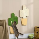 Northio Cactus Design Cat Scratching Board Sett 30X60 cm Jute Tau