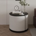 Torven Sett med sidebord 43x47x43 cm - Antrasitt
