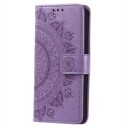 Samsung Galaxy A34 5G Mandala Series Lommebok-deksel Lilla