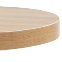 vidaXL Bistrobord lysebrun 50 cm MDF