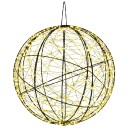 vidaXL Julefiniallys 750 LED-lys Varmhvit Diameter 50 x 52 cm