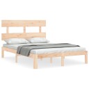 vidaXL Sengeramme med hodegavl 140x190 cm heltre 8720845986810