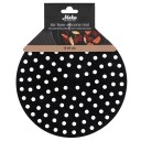 Maku Rund silikonmatte til airfryer 20 cm, svart