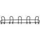 Home it knaggrekke med 5 knagger 68,5x6,5x13cm svart