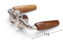 Habo A8130 Dørhåndtak 38-42 mm 55 mm utspring par
