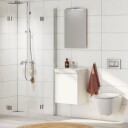 Macro Design Rammespeil T belysning LED Svart / 100cm