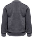 Hummel Bee Mini ull/bomull zip jakke - dark grey melange